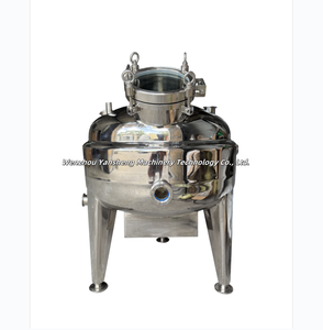 Cuve de distillation à chemise isolée 100L en acier inoxydable 304 avec agitateur, cuve sous pression sanitaire de qualité alimentaire pour la distillation d'alcool/éthanol à haute concentration - Product Image 1