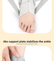 Attelle de cheville robuste avec soutien latéral, manchon de compression respirant pour athlètes, protection de cheville haute performance