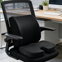 Coussin de siège orthopédique pour coccyx YUE RISE en gros, coussin de siège ergonomique en mousse à mémoire de forme pour conducteur de voiture