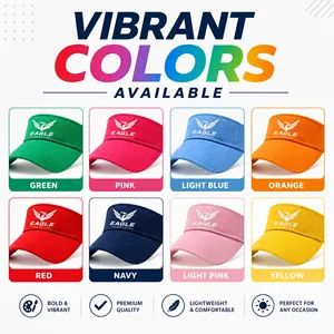 Factory Wholesale Custom Printed Logo Multi Color Lightweight Advertising Sports Cap for <b>Men</b> Women Outdoor <b>Sun</b> Visor <b>Hat</b> - Product Image 6