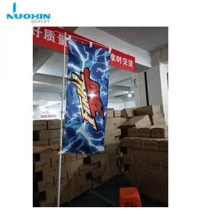 ประเทศจีนโรงงานโพลีเอสเตอร์พิมพ์ดิจิตอลที่กำหนดเองโฆษณา Nobori ธงแบนเนอร์
