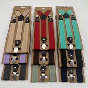 <span class=keywords><strong>Tirantes</strong></span> de Cuero con Diseño en Y, Color Sólido, para <span class=keywords><strong>Hombre</strong></span> y Mujer, Ajustables y Elásticos - Product Image 6