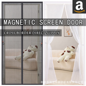 Hiện Đại Bền Nam Châm Màn Hình Cửa Nhà Máy Bán Buôn Giá Lưới Từ Rèm Cho Côn Trùng Muỗi Lưới Thiết Kế Phong Cách Hiện Đại - Product Image 5