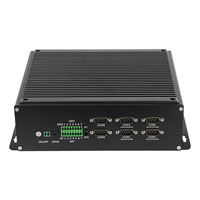PC industriel I5 8305G I7 8705G, 4*HDMI, boîtier d'ordinateur industriel, double alimentation, processeur AMD Vega Intel
