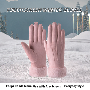 Guantes Térmicos de Invierno para Mujer con Pantalla Táctil y Detección de Agujas, Material de Poliéster para Uso Diario - Product Image 2