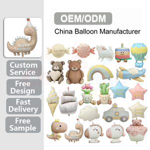 Palloncini in lamina <span class=keywords><strong>a</strong></span> forma di animali dei cartoni animati della serie Matte, vari modelli, <span class=keywords><strong>a</strong></span> forma di orsetto, unicorno, per decorazioni di compleanno - Product Image 1