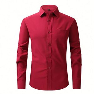 Chemise à manches longues personnalisée avec impression sérigraphique, boutons de haute qualité, étiquette brodée, options de couleurs personnalisées en gros - Product Image 4