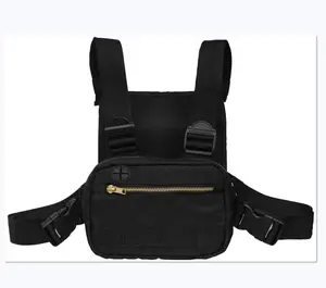 BSCI-mochila de viaje para deportes al aire libre, mochila para el pecho, ajustable al hombro, antirrobo, para senderismo