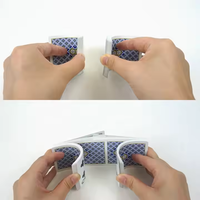 Jeu de cartes de poker en plastique blanc imperméable de haute qualité, imprimé sur mesure avec logo personnalisé, taille personnalisée, MOQ 1000 pièces pour jeux de cartes