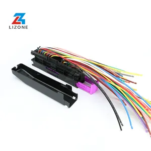 211PL562L0011 211PC562S0009 56 Pin ECU PCB Complete Automotive Wiring Harness Assembly Aluminum Box Wire Harness Connector