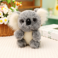 Adorable Peluche Koala Gris et Blanc Disponible – Modèle Parent-Enfant avec Rembourrage Souple – Ornement Mignon et Doux – Cadeau Idéal pour Tous les Âges