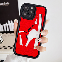 Nouvelle coque de téléphone 2026 en silicone antichoc, motif dessin animé 3D, design sportif, estampage à chaud pour iPhone 11 12 13 14 15 16 17 ProMax