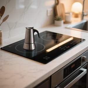 <span class=keywords><strong>Cafetera</strong></span> Moka de Acero Inoxidable de 6 <span class=keywords><strong>Tazas</strong></span>, <span class=keywords><strong>Cafetera</strong></span> Espresso para Estufa, <span class=keywords><strong>Cafetera</strong></span> Percoladora, <span class=keywords><strong>Cafetera</strong></span> Italiana - Product Image 3