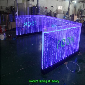 Tùy chỉnh <span class=keywords><strong>Led</strong></span> Nước bong bóng đài phun nước thiết kế truy cập thanh nhựa Null thương mại đồ nội thất <span class=keywords><strong>LED</strong></span> Glass Bar bảng Rgb-7 màu sắc - Product Image 5