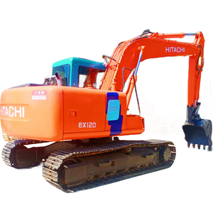 Excavatrice HITACHI EX120 d'occasion de haute qualité avec engrenage de pompe à moteur Cat à faible durée de fonctionnement Modèles 320D 330D Disponible à Shanghai - Product Image 1