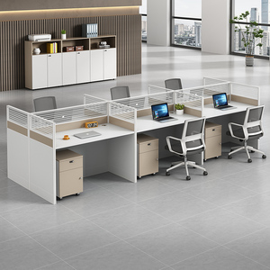 Bureau de travail en bois de luxe, postes de travail, ensemble de bureau et de chaise pour ordinateur, <span class=keywords><strong>design</strong></span> moderne, bureau pour le personnel de bureau - Product Image 4