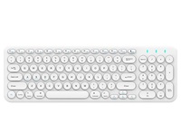 97 Touches 2.4Ghz BT Round Key Cap Quiet Typing Clavier d'ordinateur sans fil Teclado + 3 D Gaming Mouse Combo Set
