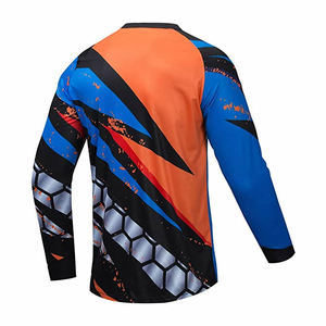 Maillot de cyclisme de descente respirant <span class=keywords><strong>pour</strong></span> hommes, manches longues, chemise de course de <span class=keywords><strong>VTT</strong></span>, vêtements de sport de motocross en S-4XL tailles, vêtements de vélo - Product Image 2