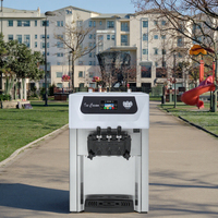 Nouvelle machine à glace italienne automatique commerciale à compresseur, haute productivité, à base de fruits, pour boulangerie, restaurant, usage domestique, 220V