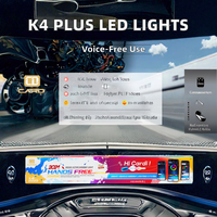 K4 Plus 22 en 1, Luz Ambiental LED Universal Symphony, Tira de Luz Interior para Automóvil con Color de Ensueño, Control por Voz de la Aplicación, 12 V, 1.5 Años de Garantía