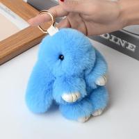 Porte-clés pendentif lapin en peluche portable, doux et écologique, nouvelle collection 2026, style Kawaii, pour influenceurs, vente en gros