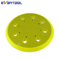 EVERTOOL Plaque de support de ponçage auto-agrippante 8 pouces 200 mm 8 trous pour ponceuse, polissage automobile, ponçage abrasif, OEM personnalisé