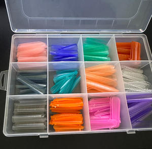 Mới nhất đầy màu sắ<span class=keywords><strong>c</strong></span> kép Nail forms vuông <span class=keywords><strong>Shape</strong></span> Mix 12 khá<span class=keywords><strong>c</strong></span> nhau Stiletto hạnh nhân Nail lời khuyên cho bán buôn (288 <span class=keywords><strong>c</strong></span>ái/hộp) - Product Image 2