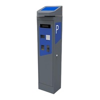 Système de paiement pour borne de stationnement public avec écran tactile LCD, NFC, carte locale, paiement rapide, impression de billets et de tickets, paiement automatique des pièces et billets.