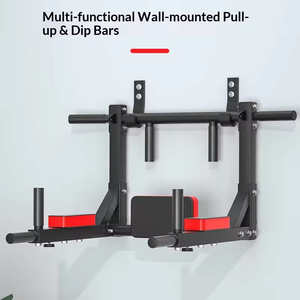 Attrezzatura Fitness Pieghevole per Casa, Barra Doppia da Parete per Trazioni e Supporto per Sacco da Boxe - Product Image 5