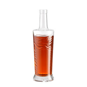 Botella de <span class=keywords><strong>Tequila</strong></span> Personalizada en Forma de <span class=keywords><strong>Corazón</strong></span> GIN de Shanghai Linlang, Botella de Vidrio Azul para <span class=keywords><strong>Tequila</strong></span> - Product Image 1