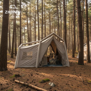 خيمة تخييم هوائية عالية الجودة من المصنع، مصنوعة من قماش أكسفورد، خيمة فاخرة قابلة للنفخ للاستخدام العائلي في التخييم الخارجي - Product Image 2