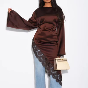 YIDENG 2026 Abaya in Pizzo con Set Hijab, Vestito Lungo Modesto per Donne Musulmane, Ideale per <span class=keywords><strong>la</strong></span> <span class=keywords><strong>Preghiera</strong></span> dell'Eid - Product Image 3