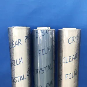 0.4mm Super Clear Transparent Glossy PVC Film For Table Cover Curtain Packaging Bag