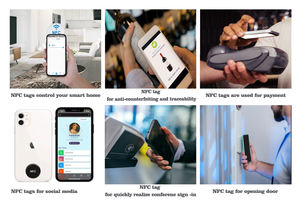 सस्ती कीमत 13.56mhz 144 उपयोगी बाइट्स चिपकने वाला लेबल स्टिकर आकार 25 मिमी RFid टैग <span class=keywords><strong>nfc</strong></span> - Product Image 4