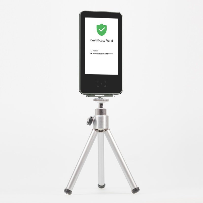 wifi portable wireless European Green pass QR code access system machine for vaccination sanitary Certificate qr reader