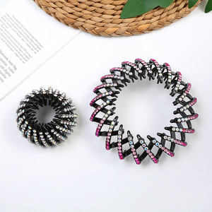 BELLEWORLD – vente en gros de cheveux en forme de nid coréen, chignon donut, anneau, fabricant de cheveux, <span class=keywords><strong>coiffure</strong></span>, strass, fabricant de chignon - Product Image 4