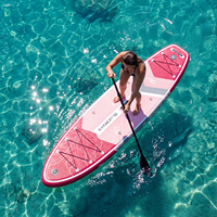 Planche de paddle gonflable Magenta Art 335x84x15cm, largeur 33 pouces, kit complet DWF Drop Stitch, usine OEM CE BSCI, vente en gros, septembre