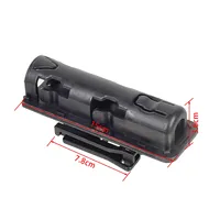 Support de bâton rotatif LAMBUL à 360 degrés, en plastique noir, holster télescopique pour bâton, kit de défense sécurisé, équipement tactique