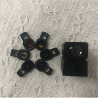 Mini projecteur de diapositives créatif 3W personnalisable, rechargeable, magnétique, design étoile et lune, lampe de nuit pour enfant avec film