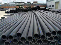 Tube de pression HDPE 6 mm résistant aux UV, flexible, à fusion bout à bout, pour irrigation, drainage, alimentation en eau, anti-fissuration, faible entretien, ISO