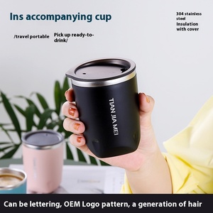 Taza <span class=keywords><strong>de</strong></span> 304 <span class=keywords><strong>de</strong></span> alta calidad Ins, diseño moderno portátil, taza <span class=keywords><strong>de</strong></span> café y agua para exteriores, uso <span class=keywords><strong>de</strong></span> oficina y coche, accesible para discapacitados - Product Image 5