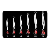 Nouveau leurre en métal argenté diamanté 7g-28g, paillettes biseautées, longue portée, haute brillance pour la pêche à la truite et au black-bass en rivière et en lac
