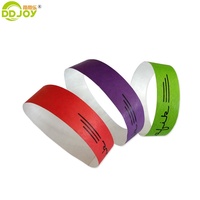 Bracelet jetable en papier Tyvek résistant aux déchirures, promotionnel pour Noël