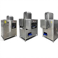 Automatische hoogproductieve machine voor het schillen, ontpitten en snijden van appels en groenten voor de fruitverwerking