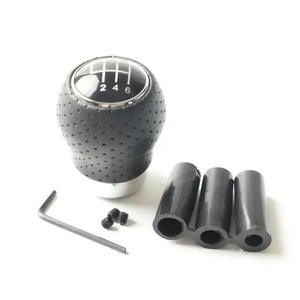 Pommeau de levier de vitesse universel en cuir, 5 ou 6 vitesses, ergonomique, pour voiture - Product Image 2