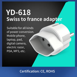 YD-618 Nouveau design <span class=keywords><strong>Suisse</strong></span> <span class=keywords><strong>Suisse</strong></span> <span class=keywords><strong>Suisse</strong></span> Allemagne Schuko France adaptateur de voyage électrique - Product Image 3
