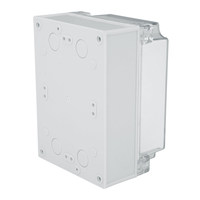Transparent IP67 étanche extérieur PC boîtier électronique en plastique AT-1217-1 Type boîte de commutation boîte de jonction 175*125*100 Type