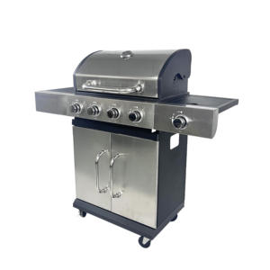 شبك 4 شعلة + شعلة جانبية, شبك 4 شعلة + شعلة جانبية من الفولاذ المقاوم للصدأ ، شبك شواء على شكل شعلة ، شبك مع دواليب ، شواء على شكل شبك من طراز (4) من الفولاذ المقاوم للصدأ ، شواء على شكل شبك من طراز (4) مع شبك من طراز (1) - Product Image 4