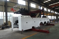 Superstructure de dépanneuse rotative professionnelle 50T avec flèche à 3 sections et deux treuils de 25 tonnes pour le dépannage lourd - En promotion