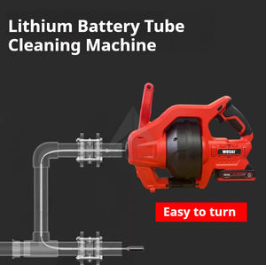 Charging Cordless Drainage Cleaner Snake Shaped <b>Spiral</b> Drill Pipeline Dredger - Product Image 2